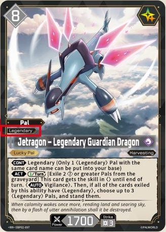 Jetragon — Palworld TCG Pal card