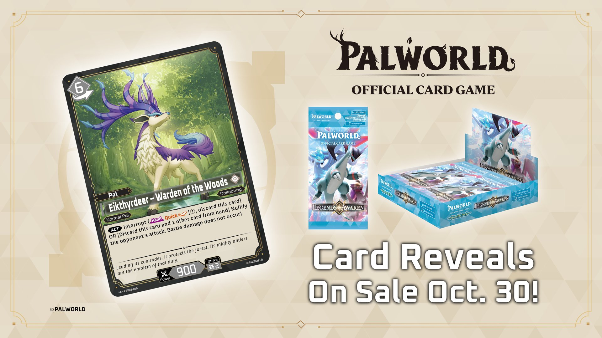 Eikthyrdeer — Palworld TCG Pal card